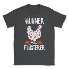 Load image into Gallery viewer, Hühner Flüsterer Landwirt Huhn Lustiges Bauer Zuhause Unisex T-Shirt