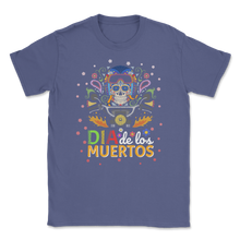 Load image into Gallery viewer, Dia De Los Muertos Biker Sporty Skeleton Day of the Unisex T-Shirt
