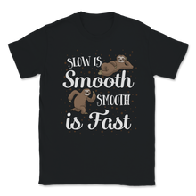 Load image into Gallery viewer, Slow is Smooth is Fast Seal Aikido Martial Arts Unisex T-Shirt