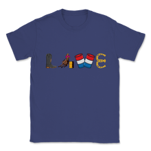 Load image into Gallery viewer, Barrel Racing LOVE Horse Riding Shaped Boots Barrel Unisex T-Shirt