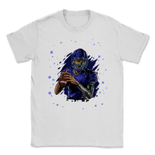 Load image into Gallery viewer, My Heart is On The Line American Football Player Mom Unisex T-Shirt