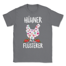 Load image into Gallery viewer, Hühner Flüsterer Landwirt Huhn Lustiges Bauer Zuhause Unisex T-Shirt