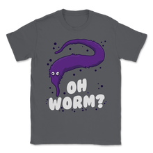Load image into Gallery viewer, Oh Worm On A String Teen Gen Z Girls Purple Lover Meme Unisex T-Shirt