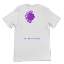 Load image into Gallery viewer, Fibromyalgia Awareness Fight Like A Girl Purple Ribbon Unisex T-Shirt