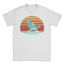 Load image into Gallery viewer, Cockatiel Birb Parrot Vaporwave Sunset Budgie Kawaii Unisex T-Shirt