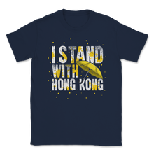 Load image into Gallery viewer, I Stand with Hong Kong Yellow Umbrella Free Fight for Unisex T-Shirt