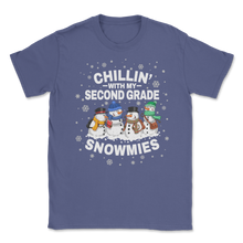 Load image into Gallery viewer, Chillin' With Second Grade Snowmies Christmas Proud Unisex T-Shirt