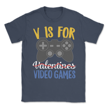 Load image into Gallery viewer, Single Video Gamer V Not for Valentines Day Kids Boys Unisex T-Shirt