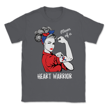 Load image into Gallery viewer, Mom Of A Heart Warrior CHD Awareness Heart Bypass Unisex T-Shirt