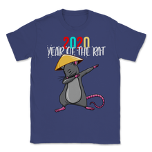 Load image into Gallery viewer, 2020 Year Of The Rat Dabbing Rat Happy Chinese New Unisex T-Shirt
