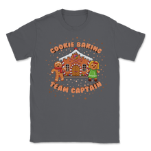 Load image into Gallery viewer, Cookie Baking Team Captain Gingerbread Bakers Merry Unisex T-Shirt