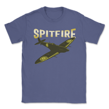 Load image into Gallery viewer, Spitfire UK Mk.1 RAF British WWII Fighter Royal Unisex T-Shirt