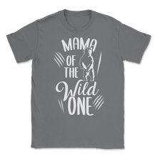 Load image into Gallery viewer, Mama of the Wild One Boy Birthday Party Zoo Safari Unisex T-Shirt