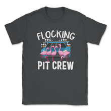 Load image into Gallery viewer, Flocking Pit Crew Flamingo Lover Racing Japanese Drift Unisex T-Shirt