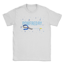 Load image into Gallery viewer, Powered By Insulin Type 1 Diabetes Awareness Support Unisex T-Shirt