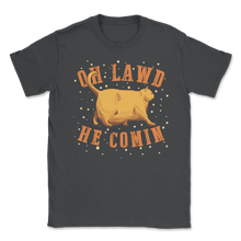 Load image into Gallery viewer, Oh Lawd He Comin Chonk Chart Meme Cat Funny Chungus Unisex T-Shirt
