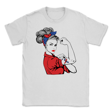 Load image into Gallery viewer, Mom Of A Heart Warrior CHD Awareness Heart Bypass Unisex T-Shirt