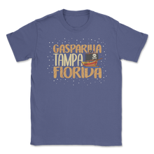 Load image into Gallery viewer, Gasparilla Tampa Florida Parade Pirate Ship Spanish Unisex T-Shirt