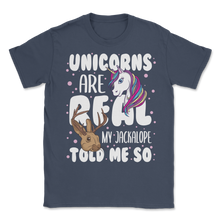 Load image into Gallery viewer, Unicorns Real Jackalope Told Me So Believe Unisex T-Shirt