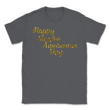 Load image into Gallery viewer, Gold Happy Singles Awareness Day Stars Celebration Unisex T-Shirt
