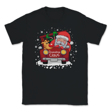 Load image into Gallery viewer, Grandma Claus Truck Christmas Santa Hat Family Unisex T-Shirt