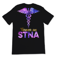 Load image into Gallery viewer, Forever A STNA Nurse Week Caduceus Space Nursing Unisex T-Shirt