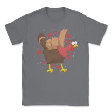 Load image into Gallery viewer, Turkey American Sign Language I Love You Thanksgiving Unisex T-Shirt