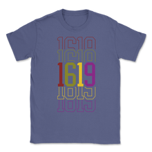 Load image into Gallery viewer, 1619 Black History Month Project African American Unisex T-Shirt