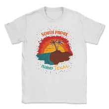 Load image into Gallery viewer, South Padre Island Beach Texas Nature Birds Dolphin Unisex T-Shirt