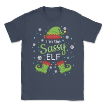 Load image into Gallery viewer, I'm The Sassy Elf Matching Family Group Christmas Unisex T-Shirt