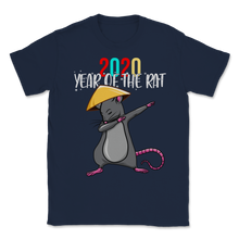 Load image into Gallery viewer, 2020 Year Of The Rat Dabbing Rat Happy Chinese New Unisex T-Shirt