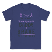 Load image into Gallery viewer, Military Child Awareness Month Purple Up Ribbon Land Unisex T-Shirt