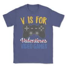 Load image into Gallery viewer, Single Video Gamer V Not for Valentines Day Kids Boys Unisex T-Shirt