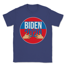 Load image into Gallery viewer, Joe Biden Hands Hug President USA 2020 Funny Political Unisex T-Shirt