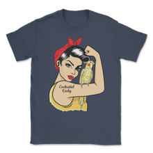 Load image into Gallery viewer, Cockatiel Bird Lady Strong Woman Birb Parrot Cute Unisex T-Shirt