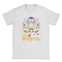 Load image into Gallery viewer, Dia De Los Muertos Biker Sporty Skeleton Day of the Unisex T-Shirt