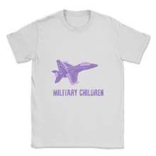 Load image into Gallery viewer, I Purple Up For Military Children Child Awareness Unisex T-Shirt