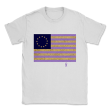 Load image into Gallery viewer, Military Child Month Awareness Ribbon Purple Up Betsy Unisex T-Shirt