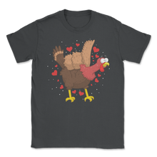 Load image into Gallery viewer, Turkey American Sign Language I Love You Thanksgiving Unisex T-Shirt