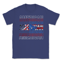 Load image into Gallery viewer, American Puerto Rican USA Flag Pride Rico Boricua Men Unisex T-Shirt