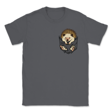 Load image into Gallery viewer, Hedgehog Day Pocket Cute Animal Love Hedgehogs Pet Unisex T-Shirt