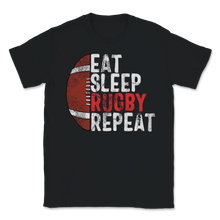 Load image into Gallery viewer, Rugby Vintage South Eat Sleep Repeat Ireland Fans Unisex T-Shirt