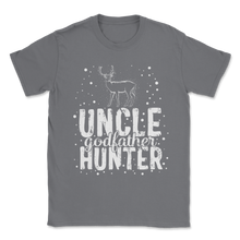 Load image into Gallery viewer, Uncle Godfather Hunter Camo Wildlife Nature Deer Unisex T-Shirt