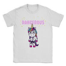 Load image into Gallery viewer, Cute But Dangerous Unicorn Jiu Jitsu MMA Brazilian Unisex T-Shirt