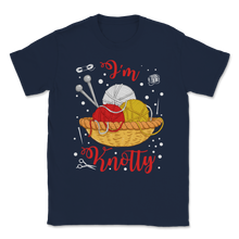 Load image into Gallery viewer, I'm Knotty Christmas Knitting Lover Queen Crochet Unisex T-Shirt