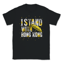 Load image into Gallery viewer, I Stand with Hong Kong Yellow Umbrella Free Fight for Unisex T-Shirt