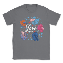 Load image into Gallery viewer, Betta Love Fish Lover Pet Beautiful Sea Animals Unisex T-Shirt