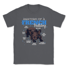 Load image into Gallery viewer, Anatomy Of French Bulldog Clothes Frenchie Stuff Pet Unisex T-Shirt