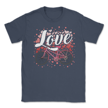 Load image into Gallery viewer, Bicycle Love Velentines Day Gift For Him Her Cycling Unisex T-Shirt