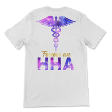 Load image into Gallery viewer, Forever A HHA Nurse Week Caduceus Space Nursing Symbol Unisex T-Shirt